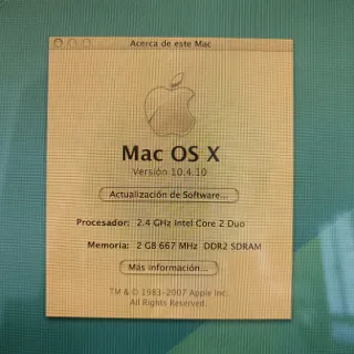 Imac Apple Plata y Blanco año 2007. 1 terabyte