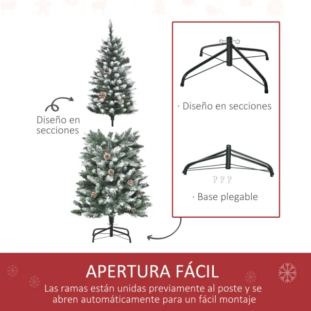 Árbol de Navidad Nevado
