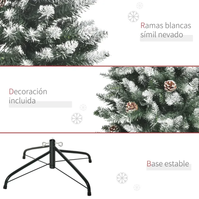 Árbol de Navidad Nevado
