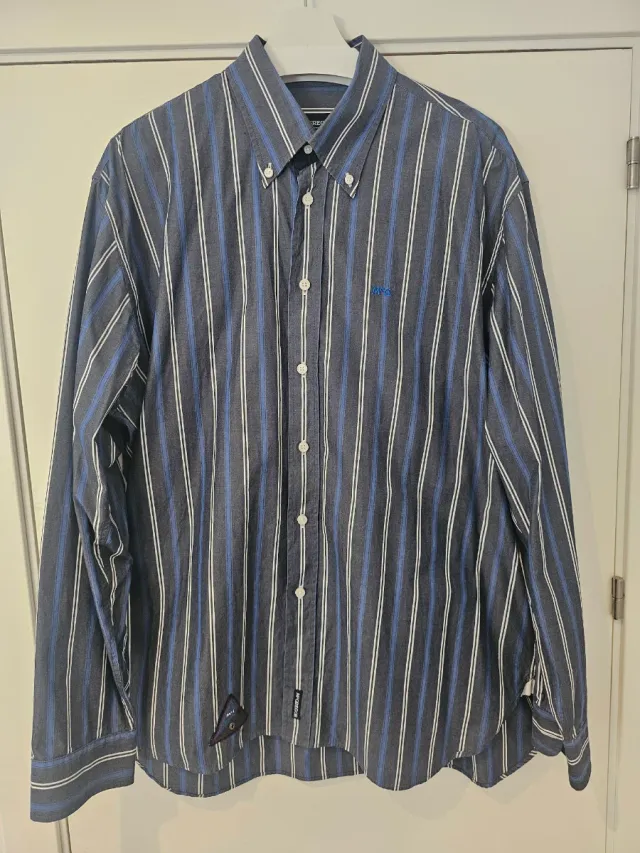 Camisa MCGREGOR Rayas Azul Blanco