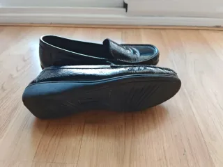 Mocasines negros mujer