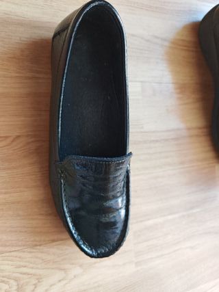 Mocasines negros mujer
