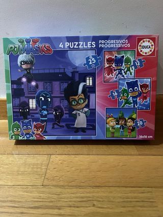 4 Puzzles PJMasks Educa