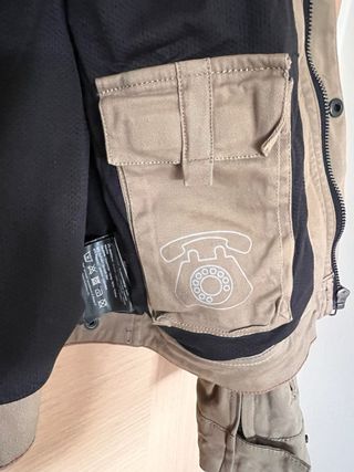 Cazadora DXR Moto Marrón nueva