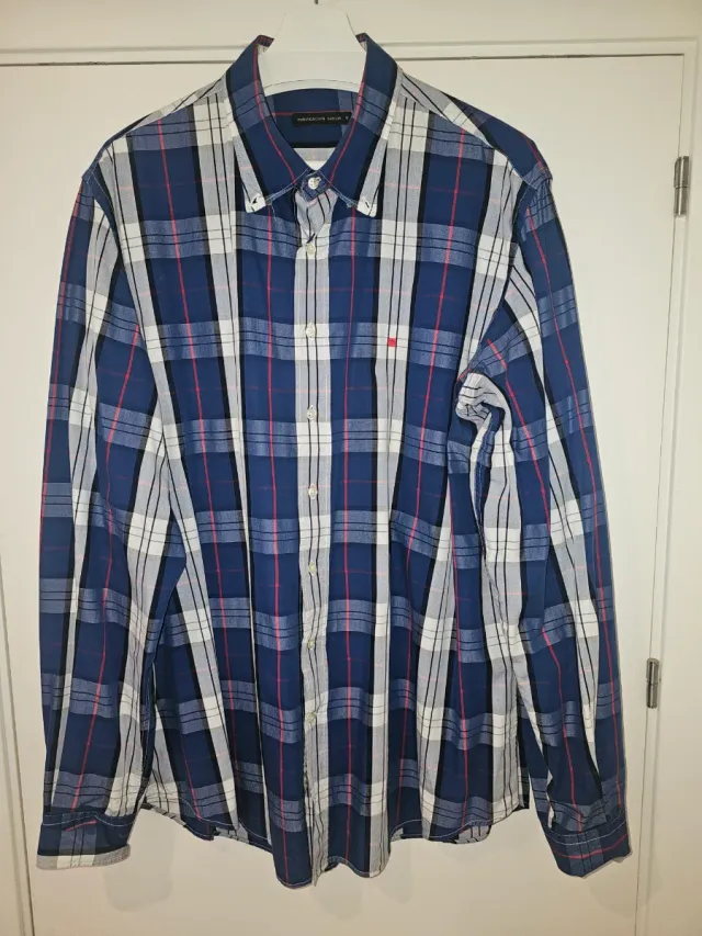 Camisa Purificación García cuadros azul