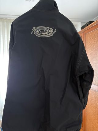 Anorak Oxbow Negro y Beige