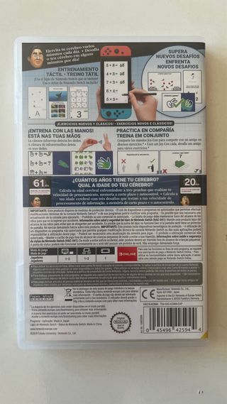 Brain Training Nintendo Switch Sin Lápiz