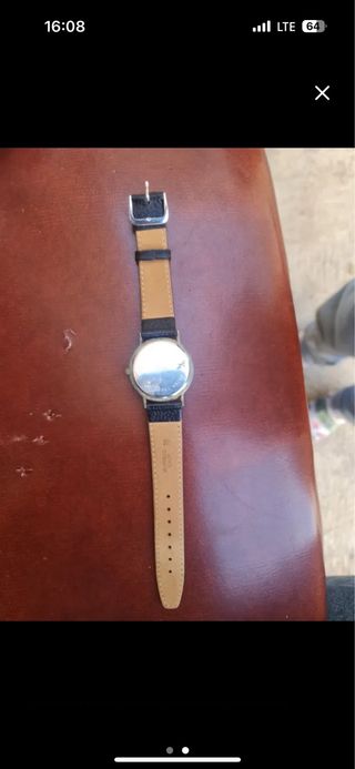 Reloj Addex Vintage Negro y Dorado