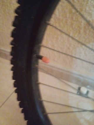 Bicicleta BTWIN Negra y Roja