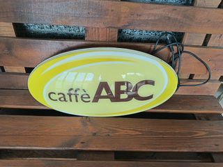 Insegna Luminosa Caffè ABC Funzionante Arredo