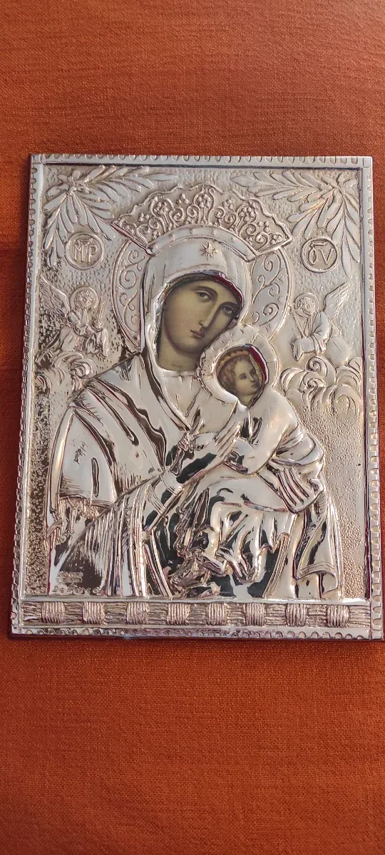 Quadro Madonna Argento 925 Vintage - De Marco