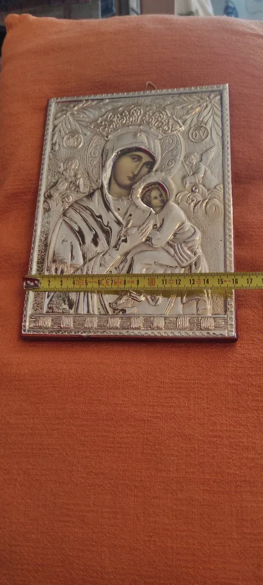 Quadro Madonna Argento 925 Vintage - De Marco