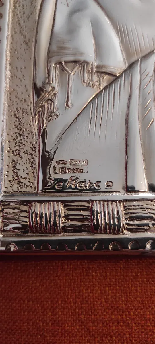 Quadro Madonna Argento 925 Vintage - De Marco