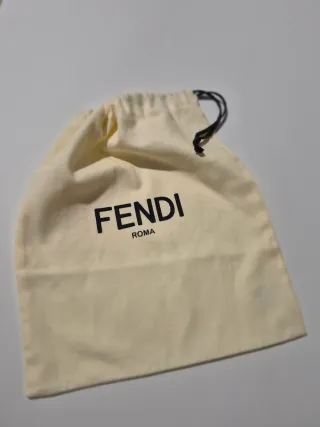 Bolsa de tela Fendi Beige