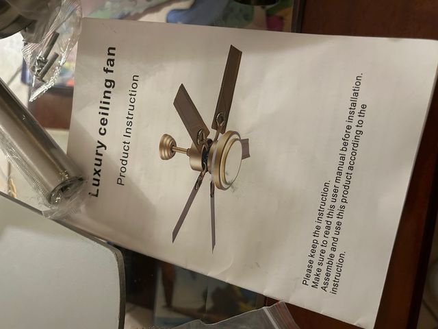 Ventilador de techo con lámpara