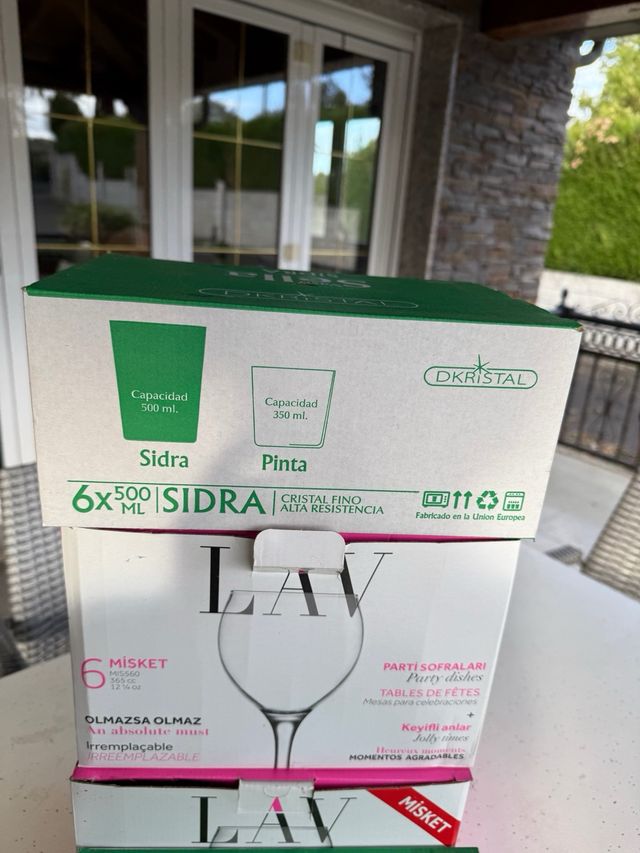 Vasos de Sidra DKRISTAL 500ml