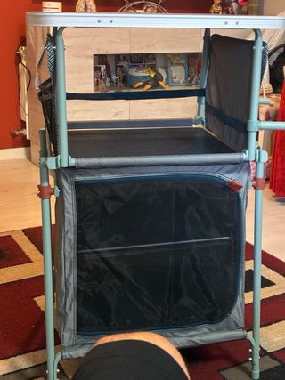 Mesa de camping plegable Decathlon