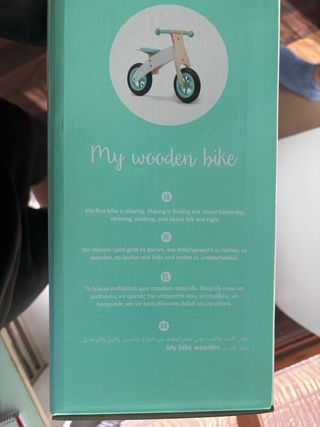 Bicicleta de madera sin pedales +2A