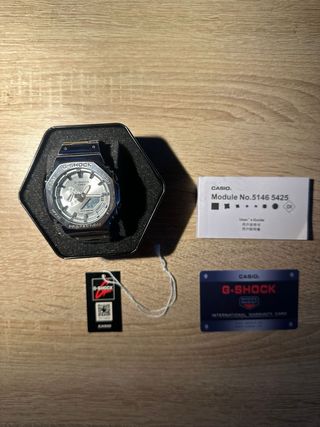 Reloj Casio G-Shock Metalizado Plata
