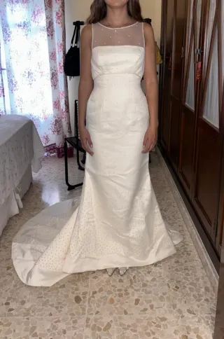 Vestido de Novia Manu Álvarez Talla XS. Pronovias