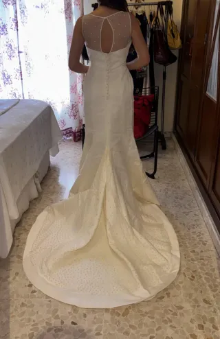 Vestido de Novia Manu Álvarez Talla XS. Pronovias