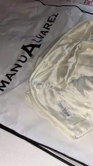 Vestido de Novia Manu Álvarez Talla XS. Pronovias