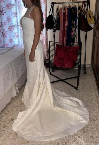 Vestido de Novia Manu Álvarez Talla XS. Pronovias