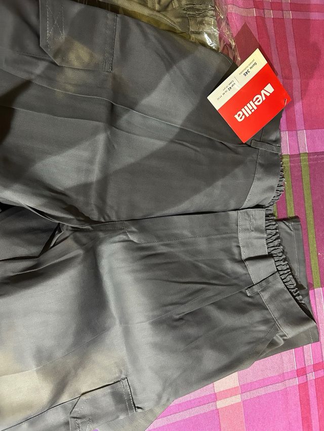 Pantalones de trabajo Velilla grises talla 42