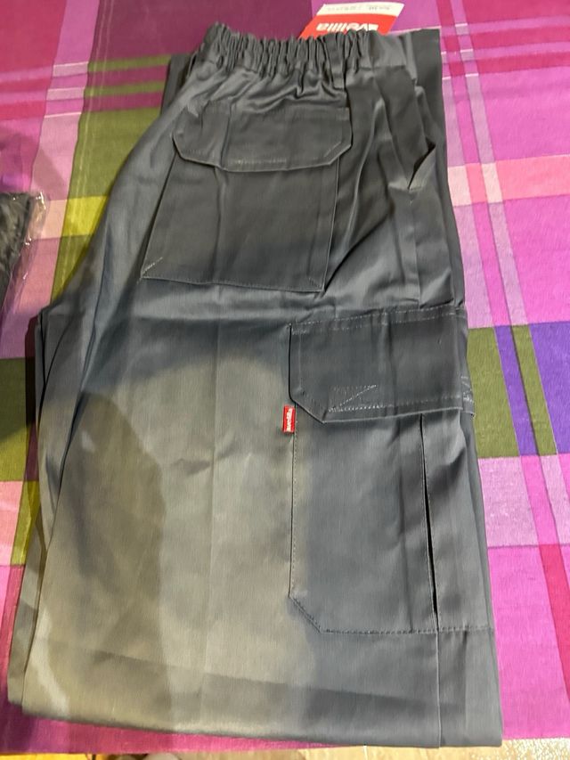 Pantalones de trabajo Velilla grises talla 42