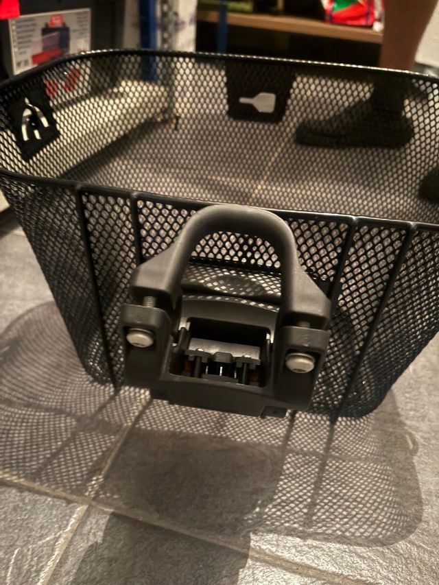 Cesta Bicicleta con Adaptador