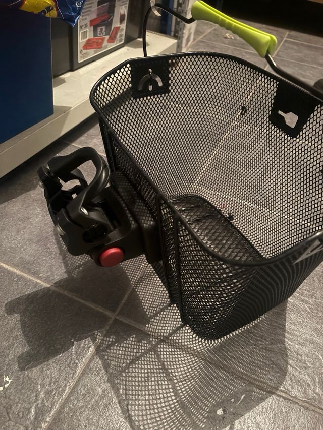 Cesta Bicicleta con Adaptador