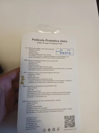 Vetro temperato huawei P10