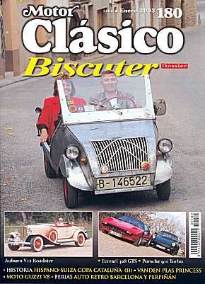 Revista Motor Clásico 180 - Biscuter Porsche 911 t