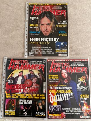 Lote de revistas Metal Hammer