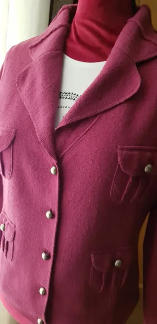 Chaqueta Lana Bolsillos