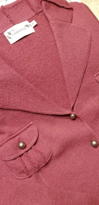 Chaqueta Lana Bolsillos