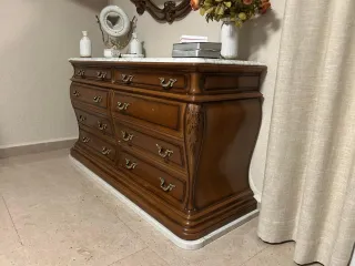 Dormitorio de matrimonio completo clásico