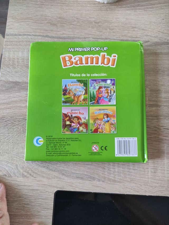 MI PRIMER POP-UP BAMBI (Spanish Edition)