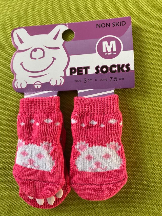 Calzini antiscivolo per cani/gatti taglia M