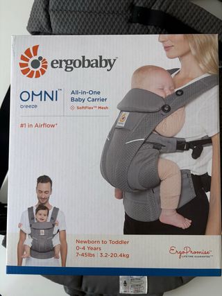 Mochila Porta-Bebé Ergobaby Omni Breeze 0-4 años