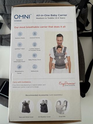 Mochila Porta-Bebé Ergobaby Omni Breeze 0-4 años