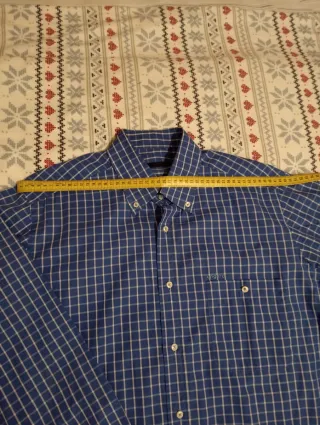Camisa Ungaro XL hombre Cuadros Azul