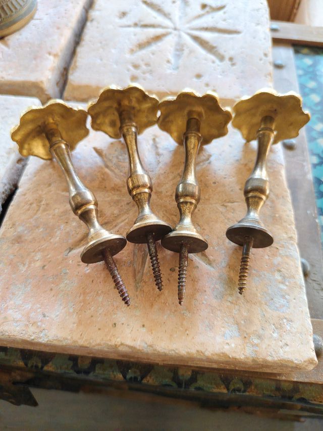 Alzapaños antiguos dorados