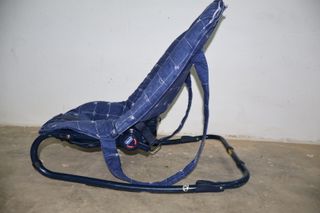 Moisés para bebé azul con ositos