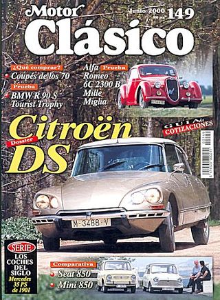 Revista Motor Clásico 149 CITROEN DS SEAT 850 MINI