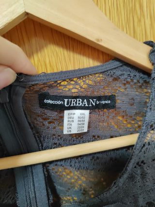 Vestido VENCA Talla XXL Gris Oscuro (Como Nuevo)