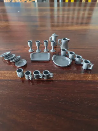 Playmobil stoviglie e accessori