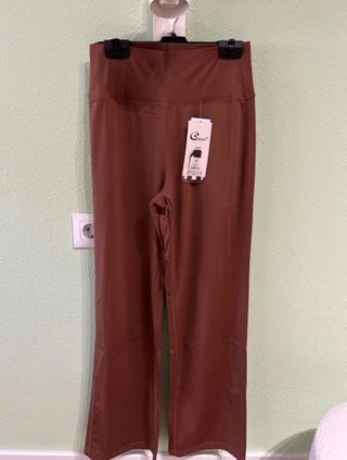 Legging push up campana marrón