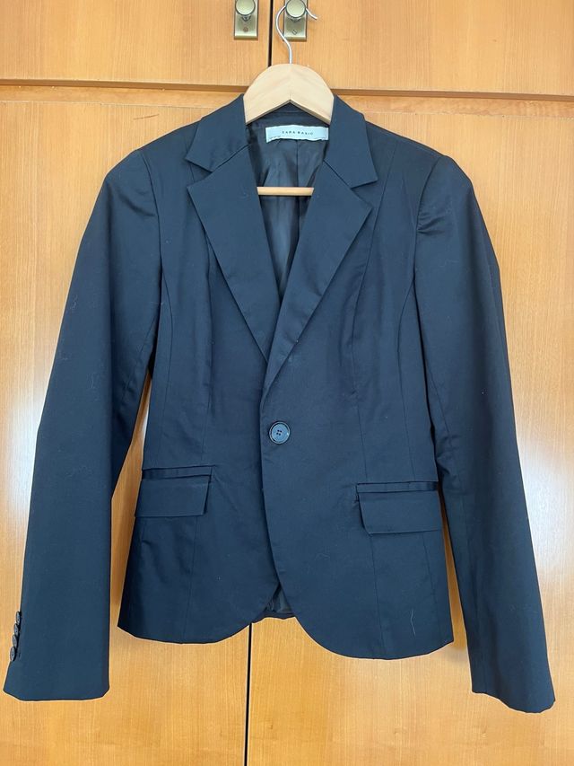 Americana Zara Talla M Negra