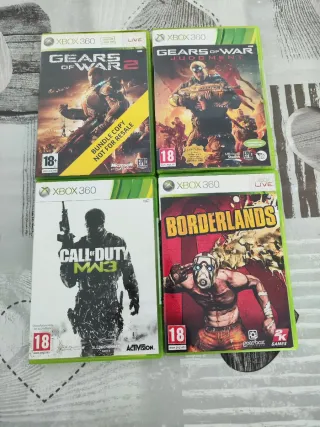 Xbox 360 Juegos: Gears of War 2, Judgment, MW3, Bo